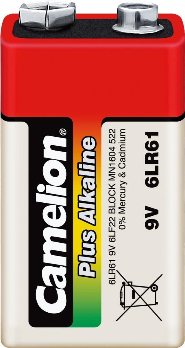 Camelion 9V/6LR61, Plus Alkaline 6LR61, 1 stk