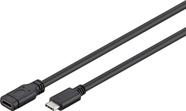 Goobay USB-C™-förlängning USB 3.1 generation 1, svart