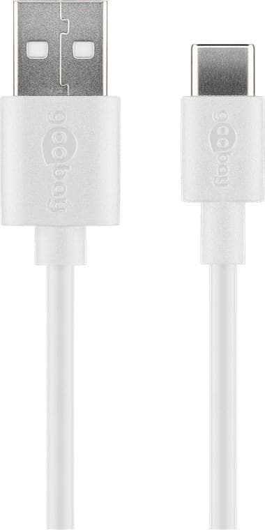 Goobay USB-C™ lade- og synkroniseringskabel (USB-A > USB-C™)
