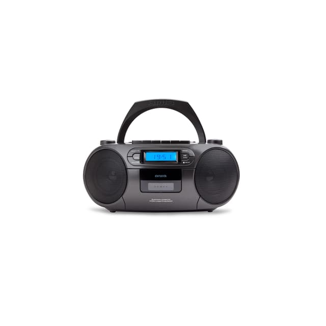 AIWA Boomblaster FM, kassett, Bluetooth och CD Svart