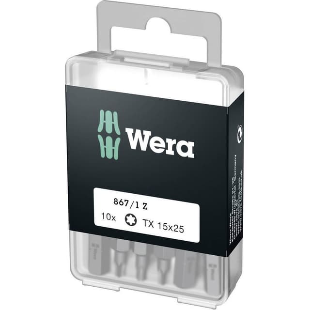 Wera 867/1 Z DIY SiS Torx-Bit T 15 Verktygsstål