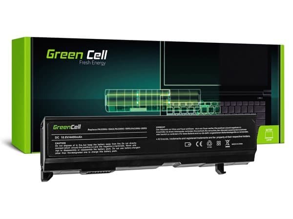 Green Cell laptop batteri till Toshiba Satellite A80 A100 A105 M40 M50