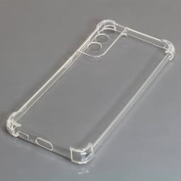 TPU Bakskal med förstärkta hörn till Samasung Galaxy S21 - Transparent