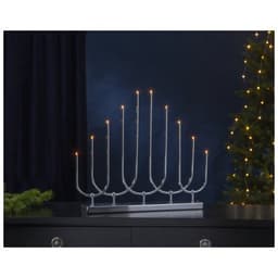 Ljusstake/elljusstake - novum - 46x39cm - krom - star trading