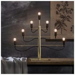 Ljusstake/elljusstake - 60x52cm - milano - mässing - star trading