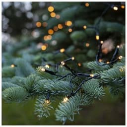 Ljusslinga led - akku - 1120cm - svart - star trading