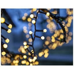 Ljusslinga led - 1400cm - svart/vit - star trading