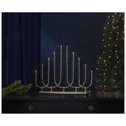 Ljusstake/elljusstake - novum - 46x39cm - mässing - star trading