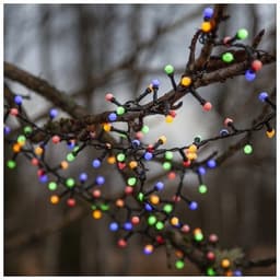 Ljusslinga led - 1400cm - flerfärgad - star trading
