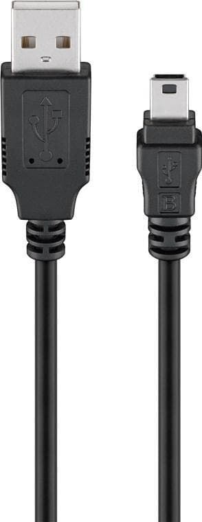 Goobay USB 2.0 Hi-Speed kabel, svart