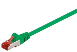 Goobay Patchkabel CAT 6, S/FTP (PiMF), grön, 1 m