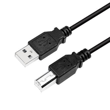 Logilink USB-kabel USB 2.0 A til B 2x han CU0009B 5 m, USB-A han, USB-B han