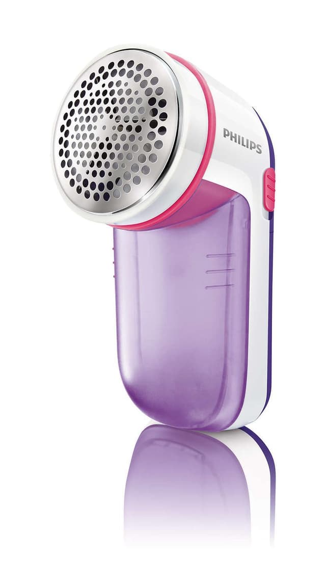 Philips tyg rakapparat GC026/30 lila/vit, batteridriven