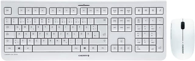 Cherry tangentbord och mus DW 3000 trådlös, USB-mottagare, tysk layout