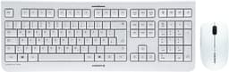 Cherry tastatur og mus DW 3000 trådløs, USB-modtager, tysk layout (QWERTZ), hvid