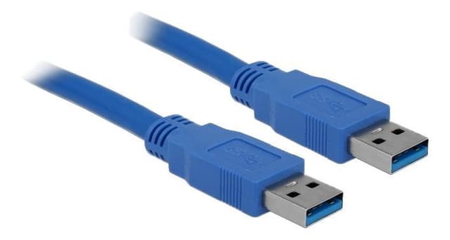 Delock Cable USB 3.0 Type-A male > USB 3.0 Type-A male 0.5 m blue