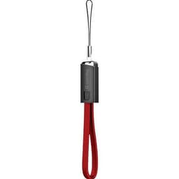 ColorWay -datakabel USB - MicroUSB (dongel) 0,22 m, röd, 2,4 A