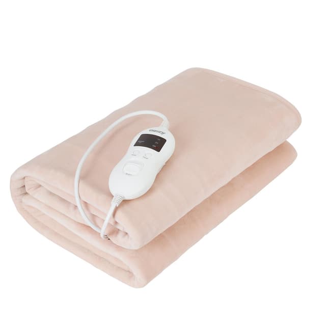 Camry Elektrisk tæppe CR 7423 Antal opvarmningsniveauer 8, Antal personer 1, vaskbar, Coral fleece, 60 W, Beige