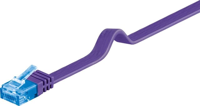 Goobay CAT 6A flat patch-kabel, U/UTP,