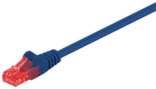 Goobay CAT 6 patchkabel, U/UTP, blå