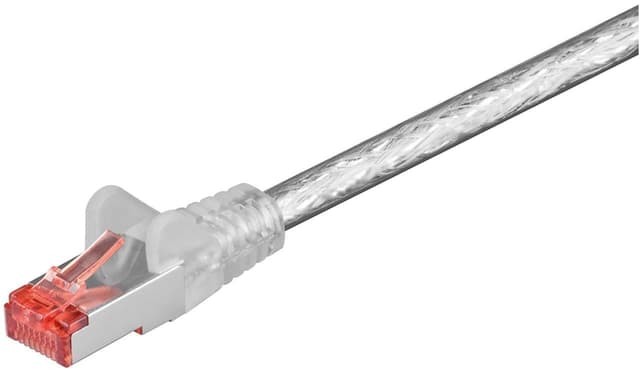 Goobay Netværkskabel CAT 6, S/FTP (PiMF), transparent, 10 m