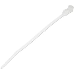 StarTech.com CBMZTS10N4, Udløselig kabelbinder, Nylon, Plast, Hvid, 2,5 cm, V2,