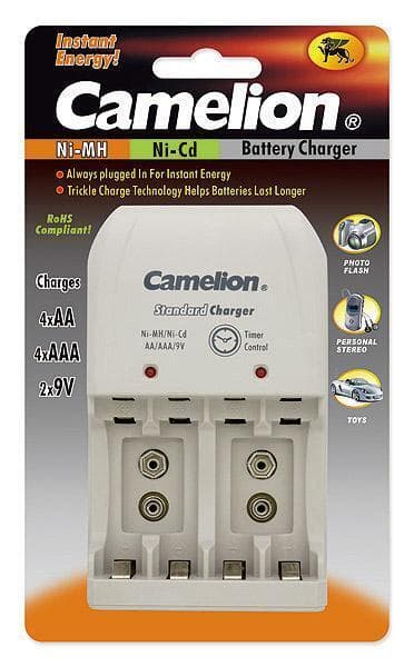Camelion Plug-In batteriladdare BC-0904S 2x eller 4xNi-MH AA/AAA eller