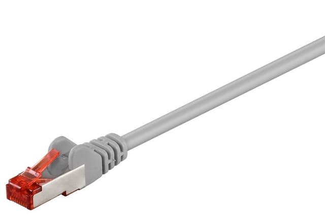 Netværkskabel CAT 6, S/FTP (PiMF), Grå, 0,5 m
