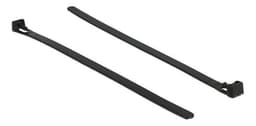 Delock Johdinsiteet, uudelleenkäytettävät, lämmönkestävät 200x7,5 mm, 100 kpl musta