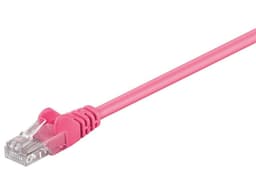 Goobay Patchkabel CAT 5e, U/UTP, magenta, 20 m