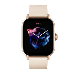Amazfit GTS 3 1,75", älykello, GPS (satelliitti), AMOLED-näyttö, kosketusnäyttö, sykemittari, aktiivisuuden seuranta 24/7, vedenpitävä, Bluetooth, norsunluuvalkoinen