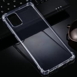 Läpinäkyvä kuori ulkonevilla kulmilla Samsung Galaxy A71
