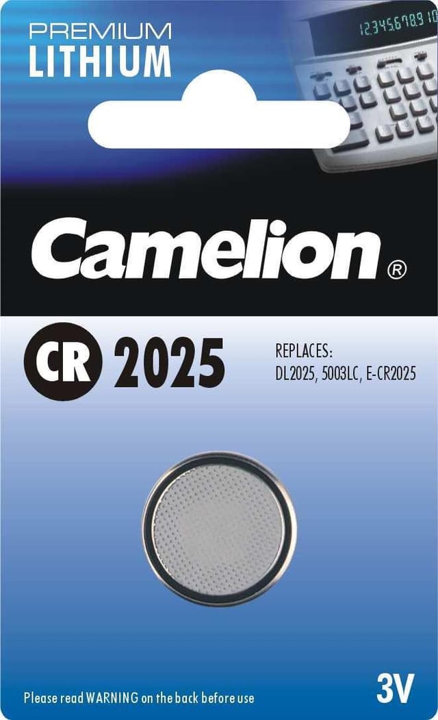 Camelion CR2025, Lithium, 1 stk