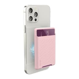 Korttipidike silikonia iPhone 13-sarjalle/iPhone 12-sarjallle - Pinkki
