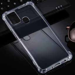 Läpinäkyvä kuori ulkonevilla kulmilla Samsung Galaxy M31