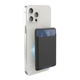 Kortholder i silikone til iPhone 13-serien/iPhone 12-serien - Sort