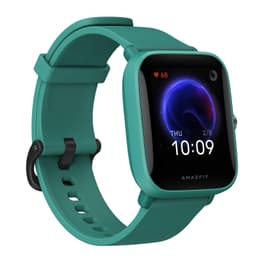 Amazfit Bip U Smart-ur, GPS (satellit), AMOLED Display, Touchscreen, Pulsmåler, Aktivitetsovervågning 24/7, Vandtæt, Bluetooth, Grøn