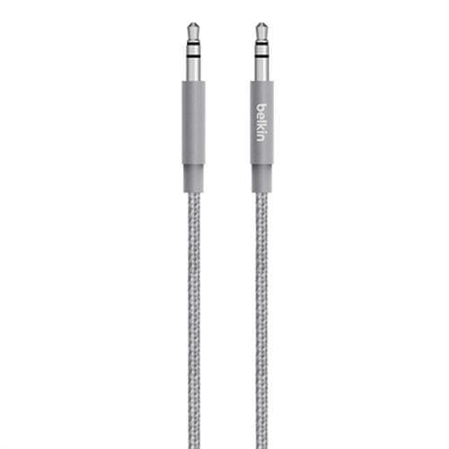 MIXIT Metallic 3,5 mm AUX -kabel, mellemrumsgrå (1,2 m)
