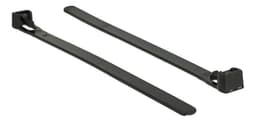 Delock Johdinsiteet, uudelleenkäytettävät, lämmönkestävät 150x7,5 mm, 100 kpl musta