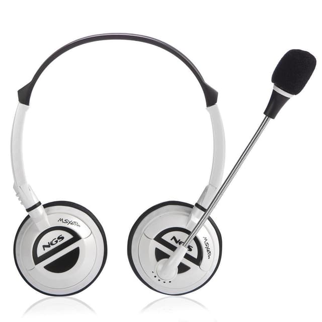 Headset MSX6PRO USB w/vol control mic. Silver