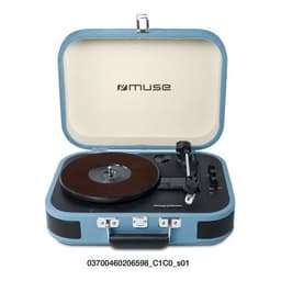 MT-201 BTB Turntable Stereo system BT USB vintage Blue