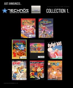 BLAZE EVERCADE TECHNOS CARTRIDGE - EFIGS
