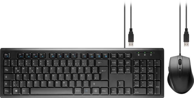 Goobay Sats med tangentbord och mus med USB-anslutningar