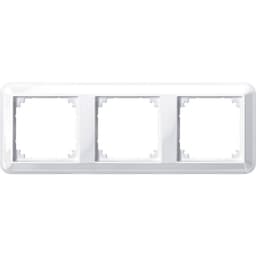 Merten 3x Täckram Atelier-M Polarvit skimrande 388319