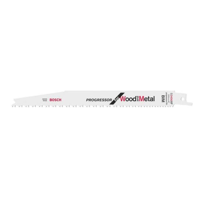 Bosch Accessories 2608654418 Bajonetsavklinge S 3456 XF Progressor for Wood and Metal Savbladslængde 200 mm 100 stk
