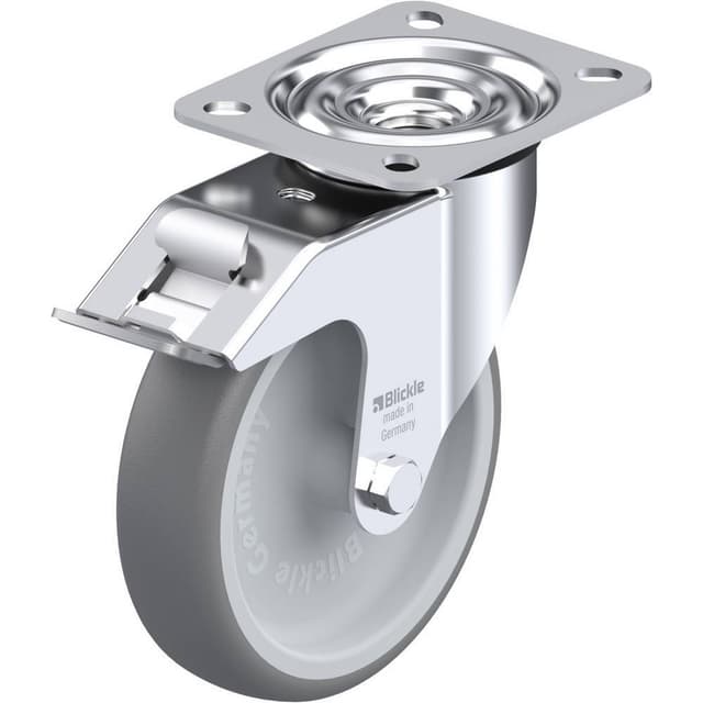 Blickle 605592 Apparat-länkhjul, Ø 125 mm med fixering