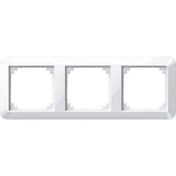 Ramme Merten 1-M, System M Polarhvid blank 1 stk