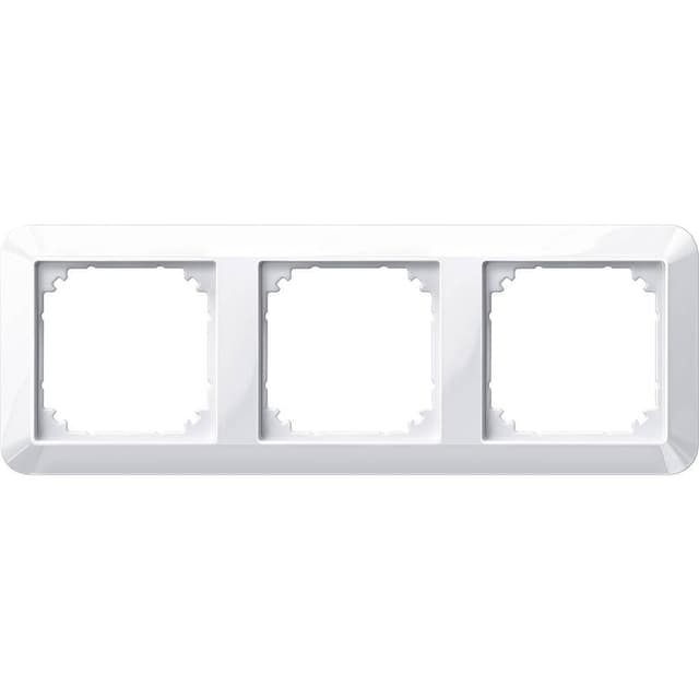 Ramme Merten 1-M, System M Polarhvid blank 1 stk