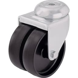 Dobbeltruller med ryghul Blickle LMDA-POA 50G