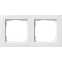 GIRA 2x Täckram E2, Standard 55 Renvit 0212 29